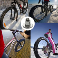 Crampons de pneu de roue de voiture universels crampons d'hiver antidérapants crampons de neige pour camions semelles de chaussures de vélo de moto automatique