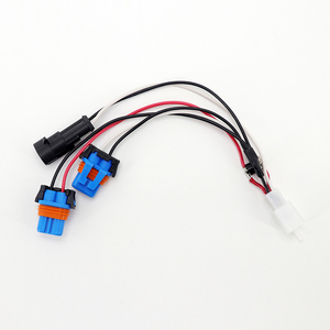 Kit de ensamblaje de arnés personalizado 2*9005 conectores de 2 pines y carcasa 9006 conectar al arnés de cableado de carcasa de 4 pines - Product Image 1