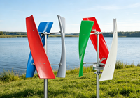 Système énergétique résidentiel personnalisé, générateur éolien et panneaux solaires, système hybride hors réseau avec stockage d'énergie
