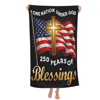 Serviette de plage America 250, 1776-2026, 250e anniversaire, drapeau patriotique imprimé, microfibre, sans sable, séchage rapide, pour cadeau
