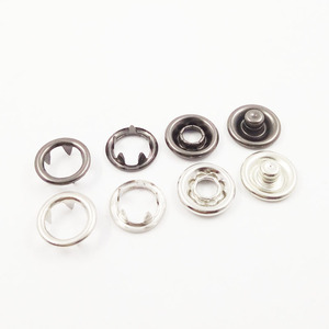 latón chaqueta cuatro partes <span class=keywords><strong>vaqueros</strong></span> de metal Botón de Primavera de Punta botón a <span class=keywords><strong>presión</strong></span> de metal para ropa - Product Image 1