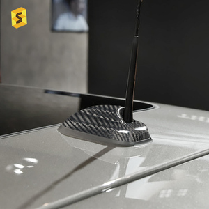 ES W-<span class=keywords><strong>MINI</strong></span>-210 F Série F55 F56 Accessoires Extérieurs De Voiture En Fiber De Carbone Véritable <span class=keywords><strong>Antenne</strong></span> Garniture <span class=keywords><strong>Pour</strong></span> <span class=keywords><strong>MINI</strong></span> <span class=keywords><strong>COOPER</strong></span> - Product Image 2