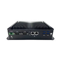 PC industriel robuste sans ventilateur Whiskey Comet Lake I5 8e/10e génération I7 8e génération, alimentation large plage 9-36V, double LAN, emplacement SIM 5G pour nœud de calcul en périphérie