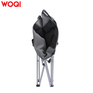 Chaise de camping pliante ronde en aluminium légère Woqi avec porte-gobelet, chaise de jardin - Product Image 2