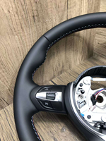 Volant en fibre de carbone pour F30 F10 E90 E70 E71 F35 F22 F18 E46 E36 E60 M3 M4 M5 M Volant de voiture sport