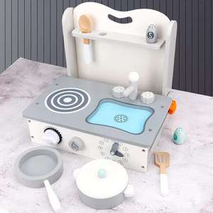 Venta caliente <span class=keywords><strong>en</strong></span> Amazon cocina conjunto <span class=keywords><strong>de</strong></span> juguete divertido papel jugar la <span class=keywords><strong>educación</strong></span> cocinar <span class=keywords><strong>de</strong></span> juguete <span class=keywords><strong>de</strong></span> madera para los tip - Product Image 3