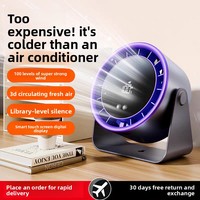 Mini ventilateur de table rechargeable par USB, ventilateur de bureau mural avec batterie pour une utilisation domestique, en voiture et en extérieur