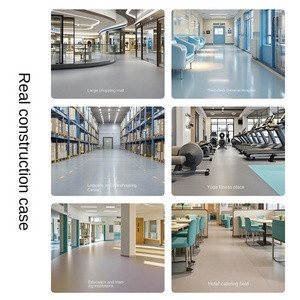 Moderne 1.6mm PVC Plastique Antidérapant Résistant À L'usure Plancher Commercial En Cuir Épaissi Bureau Directement Ciment Plancher Nouveau Matériau - Product Image 4