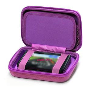 EVA casing keras untuk <span class=keywords><strong>TomTom</strong></span> VIA 1505TM GPS ungu tahan guncangan tas penyimpanan perjalanan kotak kantong untuk 5 "perangkat navigasi - Product Image 4