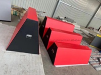 Equipo de gimnasia de bóveda trapezoidal de alta calidad Parkour deflector caja de bóveda equipo de fitness