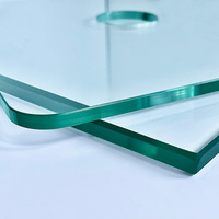 Meilleure cloison de bureau en verre trempé avec sécurité renforcée de 10 mm et 12 mm pour intérieur commercial