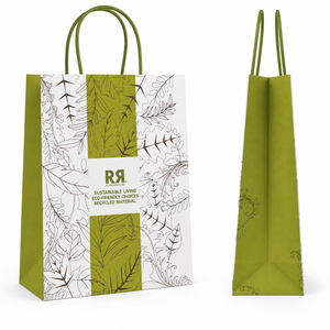 New Arrival <b>Biodegradable</b> Food Grade Custom Dimension Handheld <b>Paper</b> Bag - Product Image 2