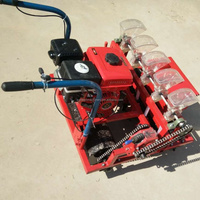 Transplanteur de semis de légumes multifonctionnel à moteur diesel, adapté aux poivrons, aux tomates et aux légumes à feuilles vertes
