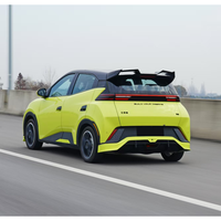 Aileron arrière en fibre de carbone noire en matériau ABS nouvellement amélioré, aile arrière, adapté aux accessoires BYD Seagull