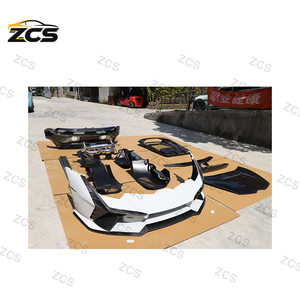 Adatto per le coperture grandi in fibra di carbonio per gli ingressi d'aria anteriori e posteriori del modello aggiornato <span class=keywords><strong>Lamborghini</strong></span> LP580 610 EVO - Product Image 6