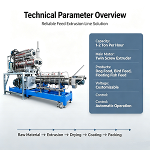 Machine d'extrusion automatique à double vis pour aliments pour poissons, équipement de production de granulés flottants SLG135 4-6TPH, <span class=keywords><strong>prix</strong></span> compétitif - Product Image 3