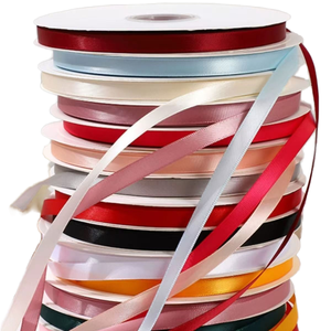 Rubans en satin recyclé 100% polyester de 1/2 pouce (12 mm), 100 yards, 196 couleurs, double face, pour vêtements, sacs, fêtes, emballages cadeaux - Product Image 2