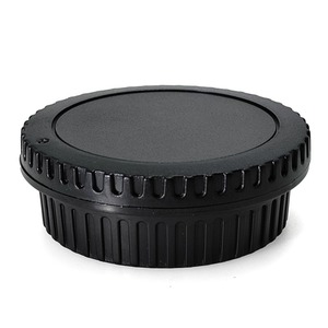 Bộ nắp thân máy ảnh và nắp ống kính sau dành cho <span class=keywords><strong>Canon</strong></span> EF Mount EOS DSLR, nắp bảo vệ cho 600D 700D 800D 850D - Product Image 1