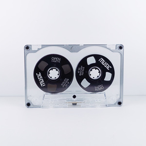 Casete de Audio Transparente de 50 Minutos, Bobinas Doradas, Plateadas y Rosas, Retro, Coleccionable, Grabable, de Plástico ABS - Product Image 6