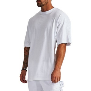 Customized Vintage Men's Oversized Acid Wash T-Shirt Quick Dry High Quality 100% Cotton with High <b>Weight</b> T-shirt - Product Image 1