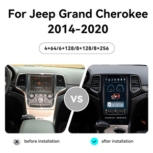 13.6 ''Stereo Player para Jeep Grand Cherokee 2014-2020 Navegação Tela Sensível Ao Toque <span class=keywords><strong>Android</strong></span> 13 Carplay Multimedia Car Radio Unidade Principal - Product Image 2