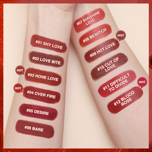 Maquillaje Por Mayor Rouge, lápiz Labial de larga duración, brillo, Etiqueta Privada, resistente al agua, terciopelo mate, lapislázuli Labial - Product Image 5