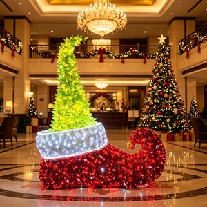 グリンチ クリスマスデコレーション 3フィート Amazon.com: 3-Foot Whimsical Green Christmas Tree, Reclaimed Wood