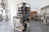 Automatische Multihead Weger Machine Voor Zakje Droge Vruchten Macadamia Pistache Amandel Cashewnoten