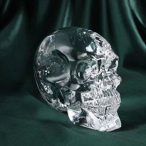 Hộp Sọ Pha Lê Trong Suốt Tùy Chỉnh Lớn Bán Chạy Thiết Kế Nổi Tiếng Độc Đáo OEM Cho Tất Cả Các Hoạt Động Ngày Lễ Và Lễ Hội Của Thánh - Product Image 3
