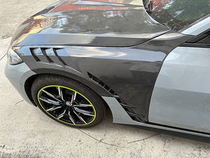 3K fibra de carbono estilo LANOUT <span class=keywords><strong>2022</strong></span> nuevo para <span class=keywords><strong>BMW</strong></span> 4 series G22 G26 425i <span class=keywords><strong>430</strong></span> i guardabarros de arco de rueda delantera - Product Image 5