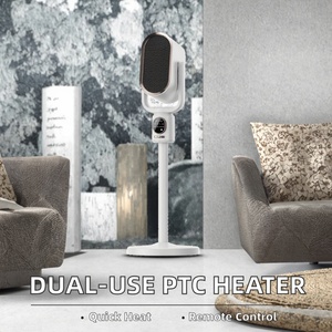 1500W & 1800W Dual-Use Ceramic PTC Electric Fan Heater Portable Household <b>Stand</b> with New Heating & Cooling Features - Product Image 3