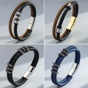 Мужской кожаный браслет - Product Image 4