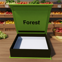 Boîte cadeau rigide de luxe personnalisée avec logo pour produits agricoles sucrés, emballage de fruits, boîte rigide, emballage de fraises