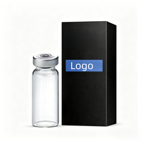 Étiquettes personnalisées pour flacons holographiques de 10 ml, emballage en verre, boîte