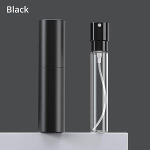 Flacons vaporisateurs de parfum de luxe de 10 ml, blanc mat et noir, avec impression sérigraphique, avec diffuseur à roseaux - Product Image 6
