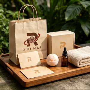 <span class=keywords><strong>Bolsa</strong></span> de Compras Ecológica Personalizada con Tinta de Soya, Bolsas Rígidas para Regalo, Boutique, <span class=keywords><strong>Ropa</strong></span> de Bebé, Cosméticos, Maquillaje - Product Image 2