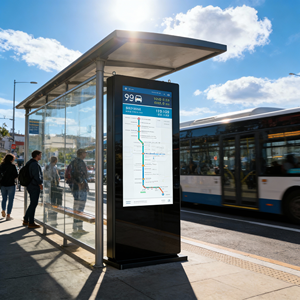 Shenzhen for Marvel Technology Co Ltd's <span class=keywords><strong>Romanian</strong></span> Outdoor LCD Digital Signage Display para Elevator Subway Publicidad europea - Product Image 1