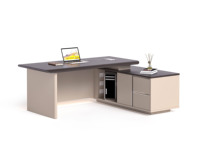Venta al por mayor de muebles de escritorio de oficina modernos personalizables duradero cajón de lujo Gerente de madera mesa de oficina modular fuente de fábrica