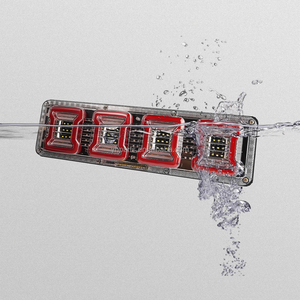 46cm LED araç kamyon arka lambası arka işık dur fren lambaları römork kamyon işık Van anahat Marker için sinyal açın DC12-24V TL7 - Product Image 2