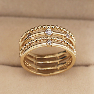 Anello Geometrico Hip Hop da Donna, Gioiello alla Moda per le Dita - Product Image 2