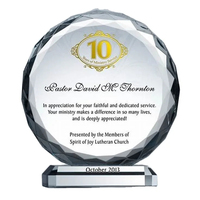 Usine directe personnalisé Transparent acrylique gravé au Laser trophée de golf durable thème nautique prix sportif pour les cadeaux d'affaires
