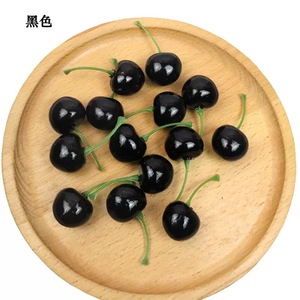 ผลไม้เชอร์รี่จำลองพลาสติกตกแต่งบ้านสไตล์ DIY ของ LUYI สำหรับจัดแสดงและตกแต่งผลไม้ประดิษฐ์ - Product Image 5