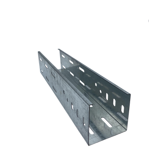 Goulotte de câbles en <span class=keywords><strong>acier</strong></span> perforé ventilé galvanisé à chaud pour fibre optique, pour usage extérieur et construction - Product Image 1