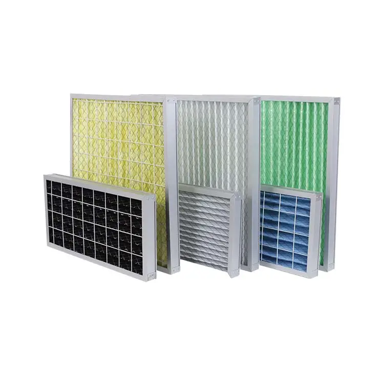 Primary panel filter Various Specifications Good Price Pre Air Filter Non Woven Fabric or Cotton Material Square Grid Air Filter