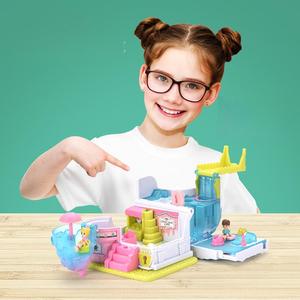 Casa de Muñecas de Juguete para Niñas, Modelo de Castillo de Princesa, Villa, Casa de Juegos, Juego de Mini Juguetes Sorpresa - Product Image 2