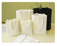 Sac fourre-tout en toile blanche vierge PEIQUAN en gros, personnalisable avec logo, texture de luxe, sac à main en toile unie pour graffiti DIY