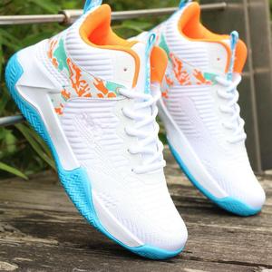 Nuevas zapatillas de baloncesto con cordones y suela blanda 2026, zapatillas deportivas modernas y a la moda para hombre, color rojo, talla grande, estilo baloncesto - Product Image 4