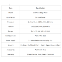 Nouveau serveur rack Dell PowerEdge R650 1U d'origine, processeur Intel Xeon, calcul GPU, virtualisation, cloud, centre de données, stockage d'entreprise