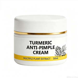 Creme Facial Personalizado com Logo de Cúrcuma e Vitamina C para Acne, Remoção de Manchas Escuras e Marcas de Acne, Suavização de Espinhas e Clareamento para Todos os Tipos de Pele - Product Image 6