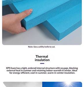 Panel Aislante de Espuma XPS de Alta Densidad, Clase B Ignífugo, para Techo de Terraza, Calefacción por Suelo Radiante, <span class=keywords><strong>Aislamiento</strong></span> Térmico - Product Image 6